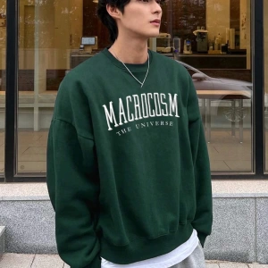 Unisex Kadın/Erkek Harajuka Sokakt Yazılı Grafik Sweat
