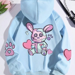 Unisex Kadın/Erkek Harajuka Sokakt Yazılı Grafik Sweat