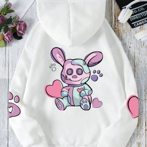 Unisex Kadın/Erkek Harajuka Sokakt Yazılı Grafik Sweat