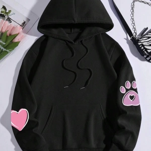 Unisex Kadın/Erkek Harajuka Sokakt Yazılı Grafik Sweat