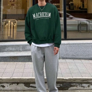 Unisex Kadın/Erkek Harajuka Sokakt Yazılı Grafik Sweat