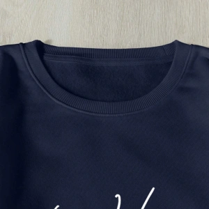 Unisex Kadın/Erkek Harajuka Sokakt Yazılı Grafik Sweat