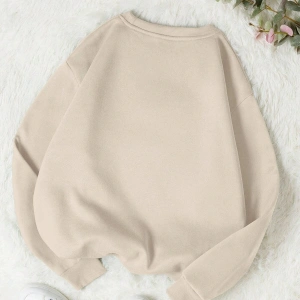 Unisex Kadın/Erkek Kalp Baskılı Sweat