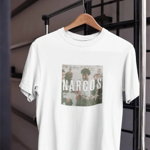 Unısex Kadın Erkek Narcos Escobar Müslüm Baba Gürses Siyah Beyaz Tasarım Baskılı %100 Pamuk T-shirt