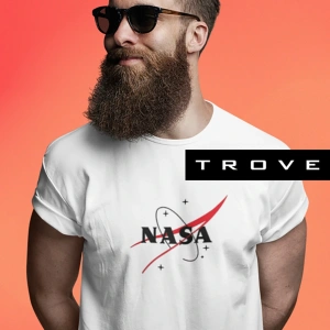 Unısex Kadın Erkek Nasa Gezegen Baskılı Siyah Beyaz % 100 Pamuk Tasarım T-shirt
