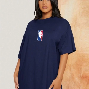 Unisex Kadın/Erkek NBBAA Özel Baskılı Renkli Oversize Penye T-Shirt