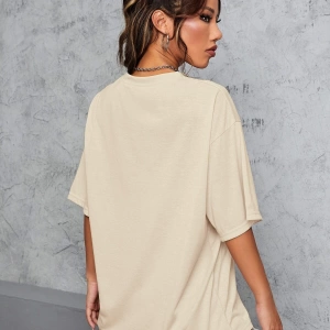 Unisex Kadın/Erkek NEW YORK Özel Baskılı Renkli Oversize Penye T-Shirt