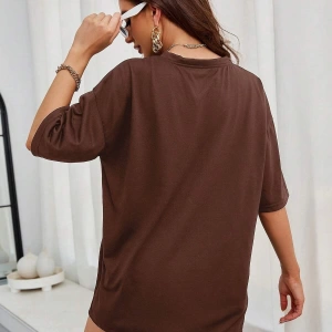 Unisex Kadın/Erkek NEW YORK Özel Baskılı Renkli Oversize Penye T-Shirt