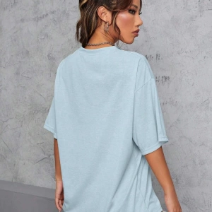 Unisex Kadın/Erkek NEW YORK Özel Baskılı Renkli Oversize Penye T-Shirt