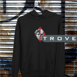 Unısex Kadın Erkek Sırt Ön Baskılı Mitoloji Uzun Kollu Kapüşonlu %100 Pamuk Sweatshirt Beyaz