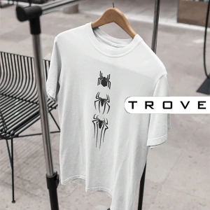 Unısex Kadın Erkek Spıderman Örümcek Adam Tasarım Baskılı % 100 Pamuk T-shirt