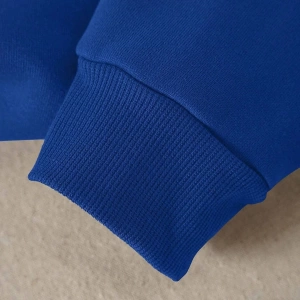 Unisex Kadın/Erkek Yasolin YL Özel Baskılı Renkli Oversize Bisiklet Yaka Pamuklu Sweatshirt