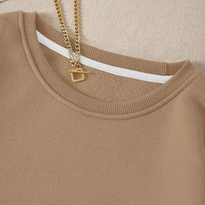 Unisex Kadın/Erkek Yasolin YL Özel Baskılı Renkli Oversize Bisiklet Yaka Pamuklu Sweatshirt