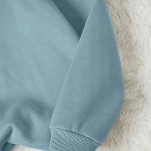 Unisex Kadın/Erkek Yasolin YL Özel Baskılı Renkli Oversize Bisiklet Yaka Pamuklu Sweatshirt