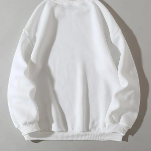 Unisex Kadın/Erkek Yazılı Grafik Sweat