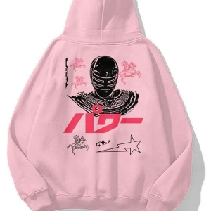 Unisex Kask Sweatshirt Pembe