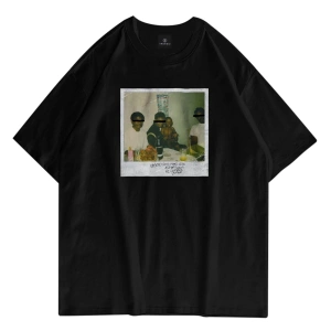 Unisex Kendrick Lamar M.a.a.d City Siyah Tshirt