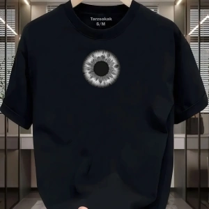 UNİSEX Kod 11 Eyelash Desen T-shirt