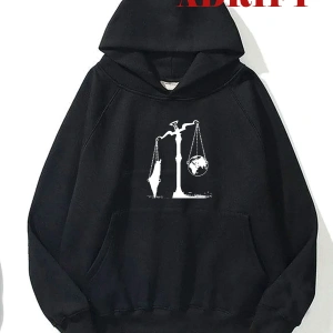 Unisex Kudüs Çığlık Sweatshirt Hoodie Kapşonlu Beyaz