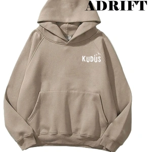 Unisex KudüsSweatshirt Hoodie Kapşonlu Bej