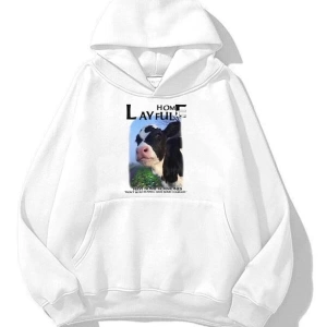 Unisex Layful By Sweatshirt Hoodie Beyaz