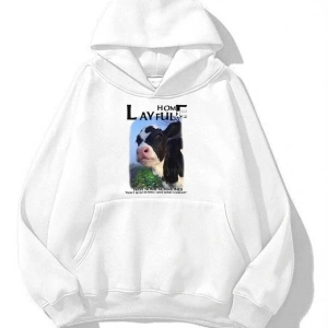 Unisex Layful By Sweatshirt Hoodie Beyaz