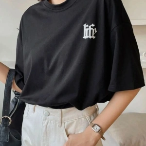 Unisex Life Baskılı T-shirt