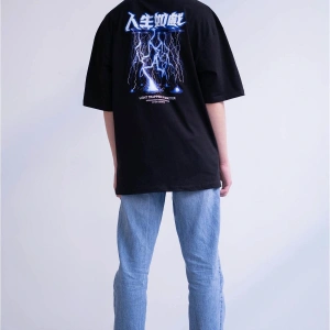 Unisex Light Trapped In Matter Siyah Tshirt