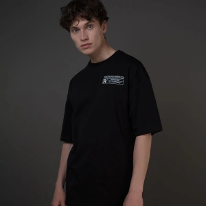 Unisex Look Mom I Can Fly Renkli Siyah Tshirt