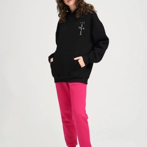 Unisex Look Mom I Can Fly Sweatshirt Beyaz