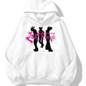 Unisex Lost Friends Sweatshirt Beyaz