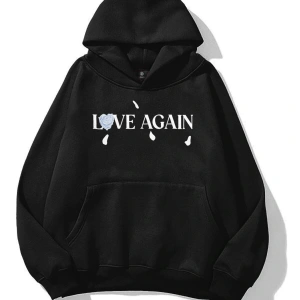 Unisex Love Again Sweatshirt Siyah