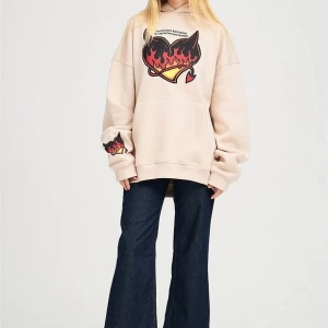 Unisex Love Is Evil Sweatshirt Hoodie Gri