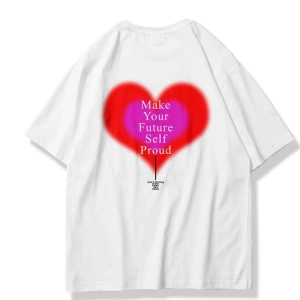 Unisex Make Your Future Tshirt Beyaz