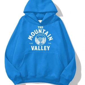 Unisex Mountain Valley Sweatshirt Mavi