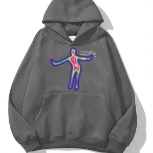 Unisex Name Funny Sweatshirt Hoodie Gri