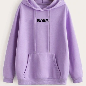 Unisex Nasa Baskılı Sweatshirt KPP-Siyah-NS(Yazı)