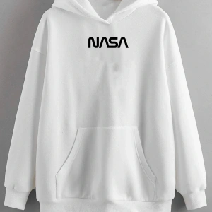 Unisex Nasa Baskılı Sweatshirt KPP-Siyah-NS(Yazı)