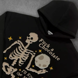 Unisex No Time Left Sweatshirt Hoodie Siyah