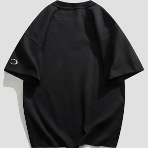 Unisex One Kol Hilal Baskılı Oversize %100 Pamuk