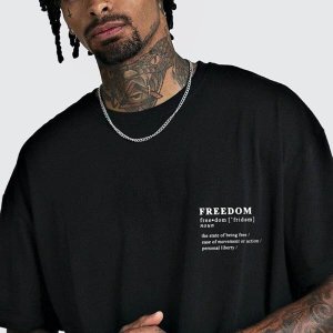 Unisex Örme Fredoom Basklı