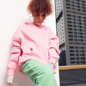 Unisex Oversize Basic Sweatshirt Hoodie Mor