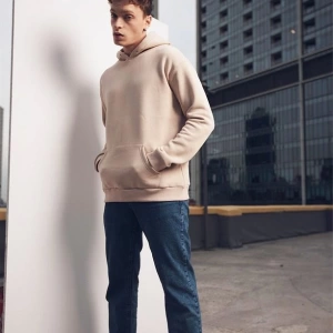 Unisex Oversize Basic Sweatshirt Hoodie Mor