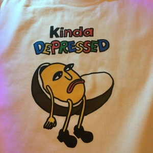 Unisex Oversize Depressed Tshirt