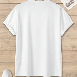 Unisex Oversize Eyfel Kulesi Baskılı T-shirt