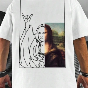 Unisex Oversize Kalıp Figürlü Grafik Harajuku Style