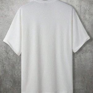 Unisex Oversize Kalıp Mektup Grafik Damla Omuz Harajuku Style