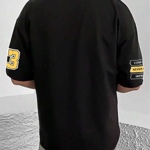 Unisex Oversize Kalıp Slogan Grafikli Düşük Omuz Harajuku Style
