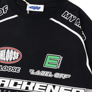 Unisex Oversize Kalıp Sloganlı Grafik Harajuku Style