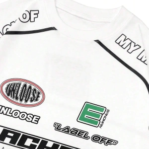 Unisex Oversize Kalıp Sloganlı Grafik Harajuku Style